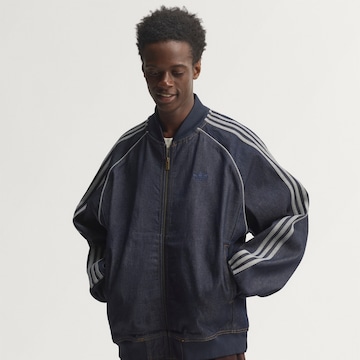 ADIDAS ORIGINALS - Casaco meia-estação 'SST Adicolor' em azul