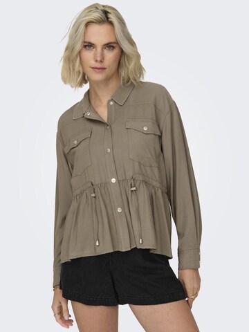 Giacca di mezza stagione di ONLY in marrone: frontale