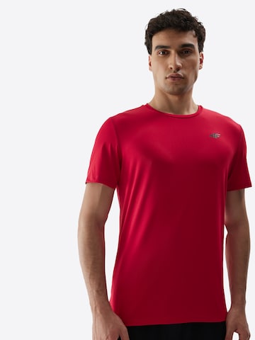4F Koszulka funkcyjna w kolorze czerwony: przód