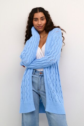 Kaffe Strickjacke 'Lena' in Blau: Vorderseite