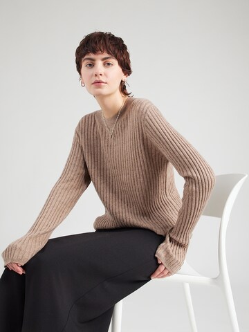 rosemunde Πουλόβερ 'Sofia' σε καφέ: μπροστά