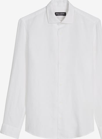 Marc O'Polo Button Up Shirt in White: front