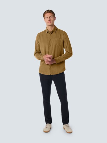 No Excess Regular fit Button Up Shirt in Beige