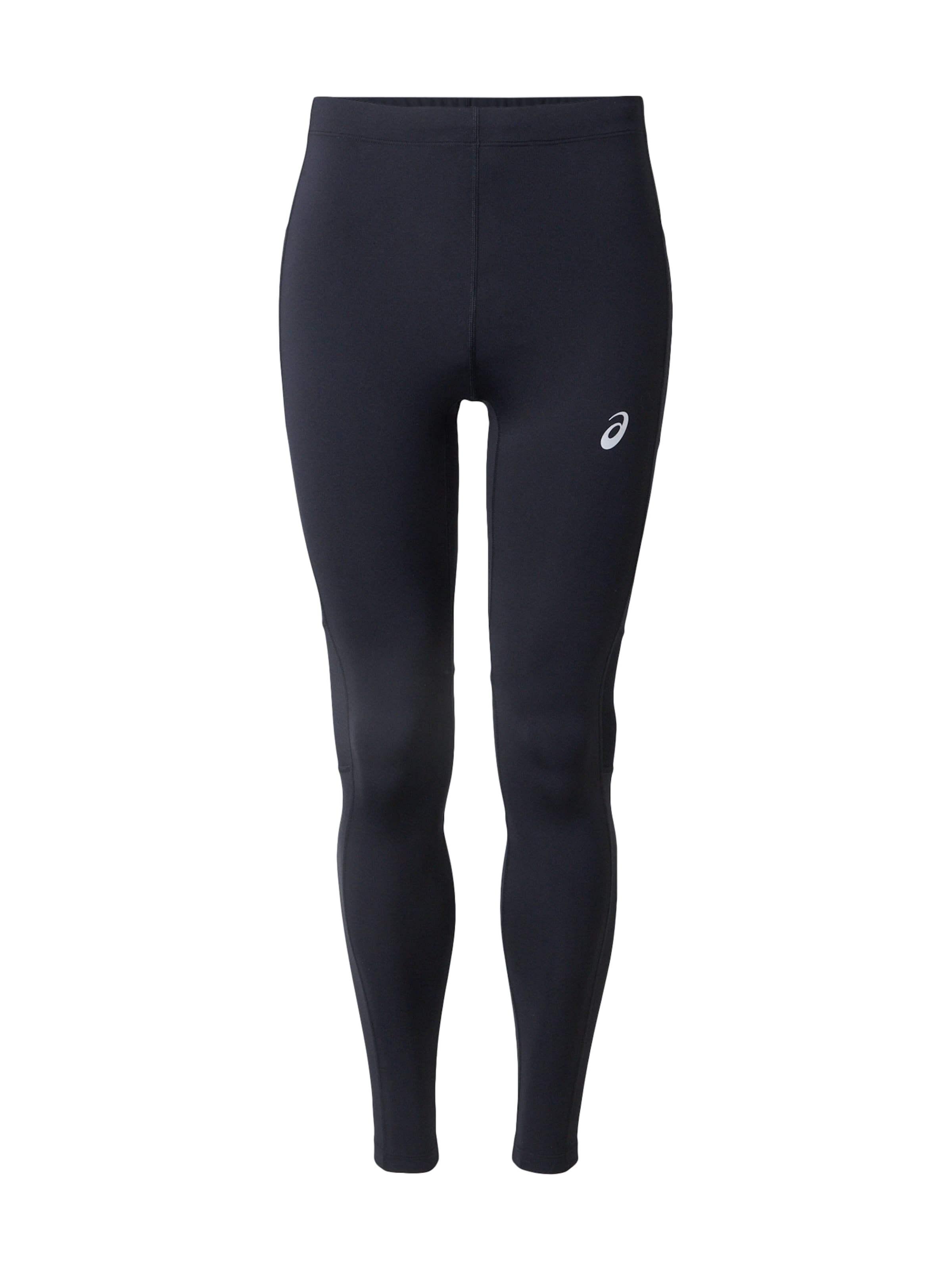 ASICS Skinny Παντελόνι φόρμας 'Core' σε μαύρο: μπροστά