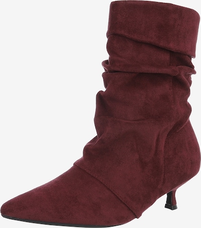 Ital-Design High Heels ' Klassische Stiefeletten ' in weinrot, Produktansicht