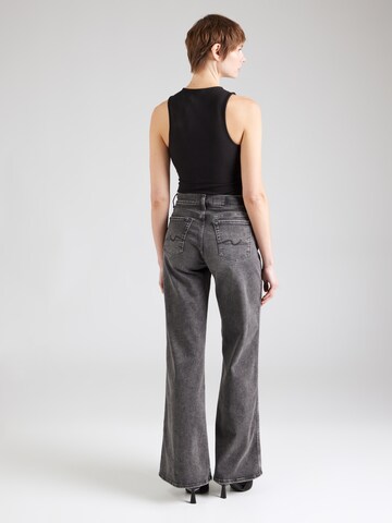 7 for all mankind Szeroka nogawka Jeansy 'LOTTA' w kolorze czarny