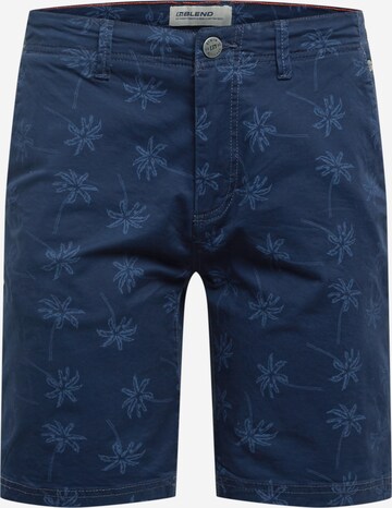 BLEND Regular Broek in Blauw: voorkant