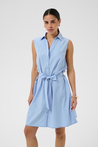 Robe-chemise 'KAgiga' Kaffe en bleu : devant