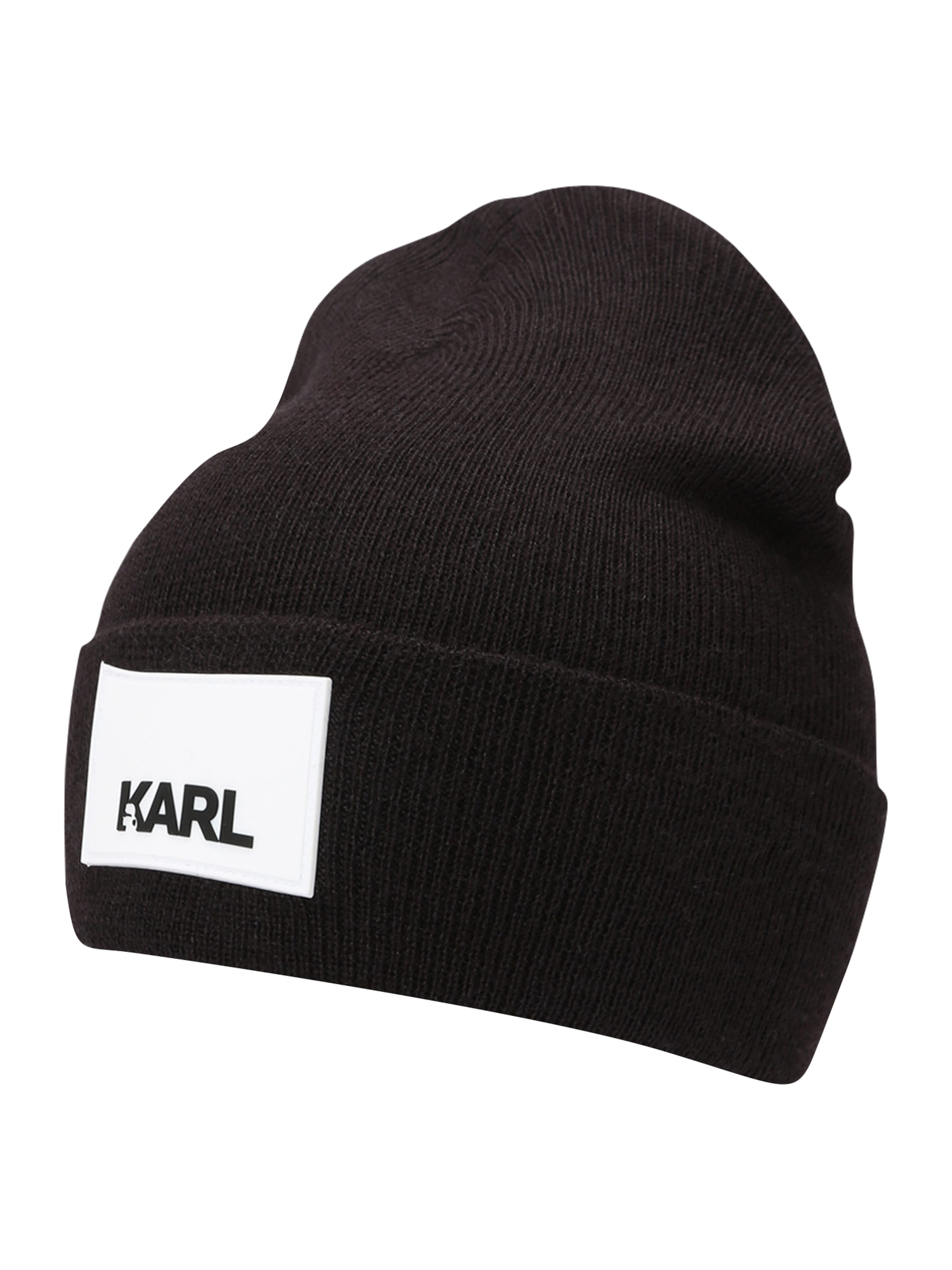 Berretto di Karl Lagerfeld in nero: frontale