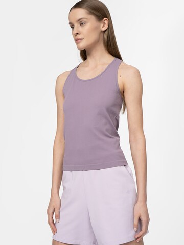 4F Sports Top in Purple: front