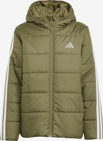ADIDAS SPORTSWEAR Sportjacke 'Essentials' in Grün: Vorderseite
