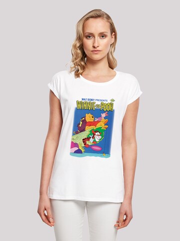 F4NT4STIC Shirt 'Disney Winnie The Pooh' in Wit: voorkant