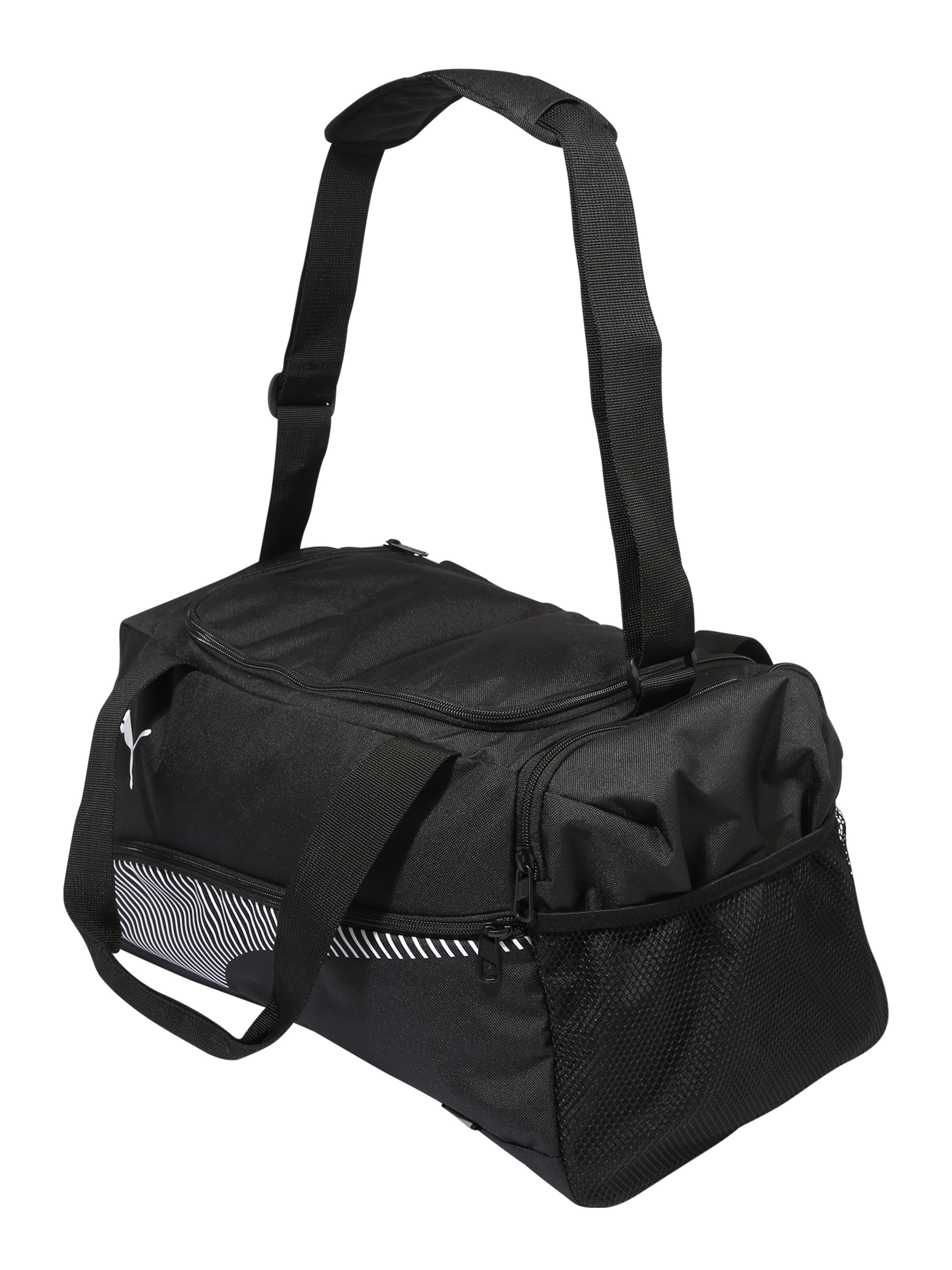 PUMA Sports Bag 'Fundamentals' in Black: front
