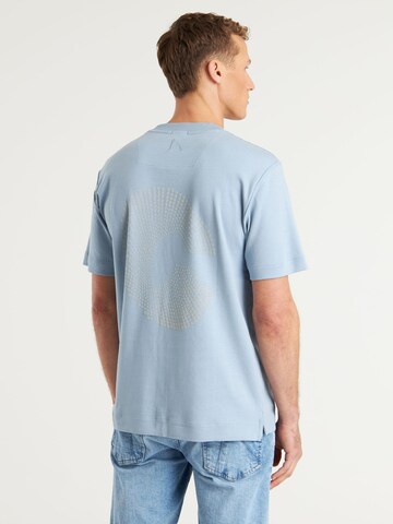 T-Shirt 'Dot' CHASIN' en bleu