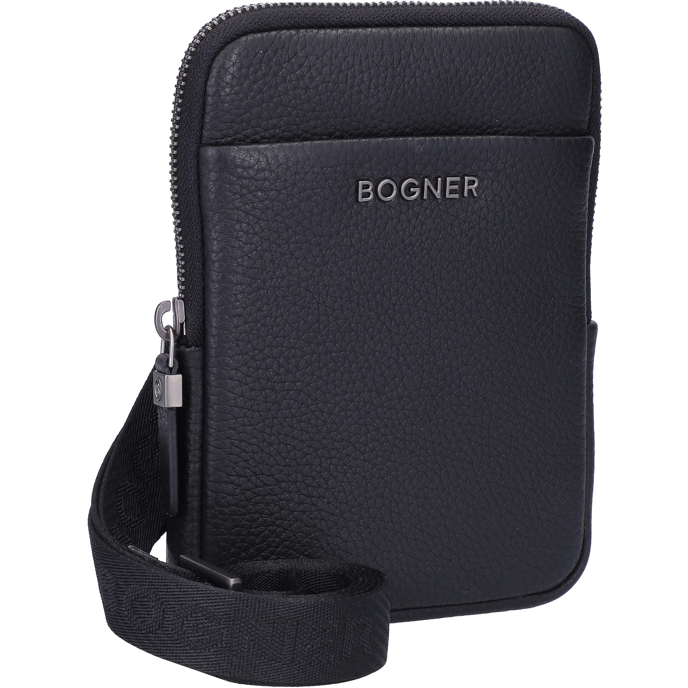 BOGNER - Bolso de hombro 'Jasper Jacob' en negro: frente