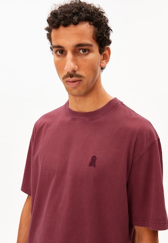 ARMEDANGELS Shirt 'MAARKOS' in Red