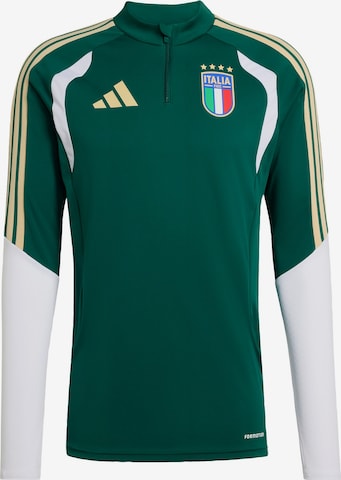 ADIDAS PERFORMANCE - Camisa funcionais 'Italien 26 Tiro' em verde: frente