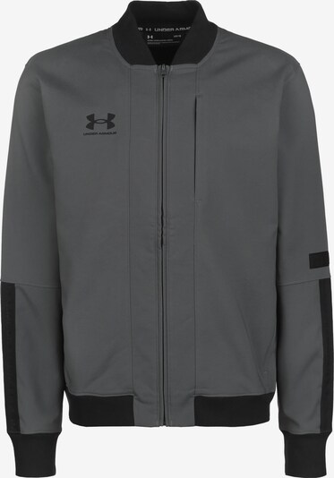 UNDER ARMOUR Sportsweatvest 'Accelerate' in de kleur Donkergrijs / Zwart, Productweergave