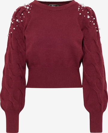 faina - Pullover 'Tylin' em vermelho: frente