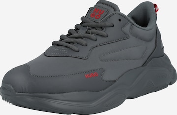 HUGO Red Sneakers 'Leon' in Grey: front