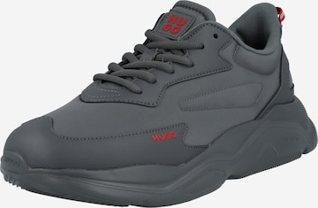 Baskets basses 'Leon' HUGO Red en gris : devant