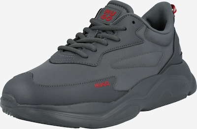 HUGO Red Platform trainers 'Leon' in Graphite / Red, Item view