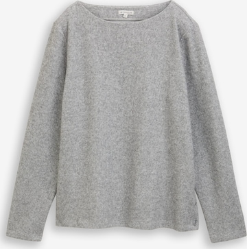 TOM TAILOR Sweatshirt in Grau: Vorderseite