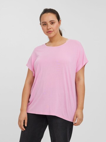 Vero Moda Curve - Blusa 'Emilie' en rosa: frente