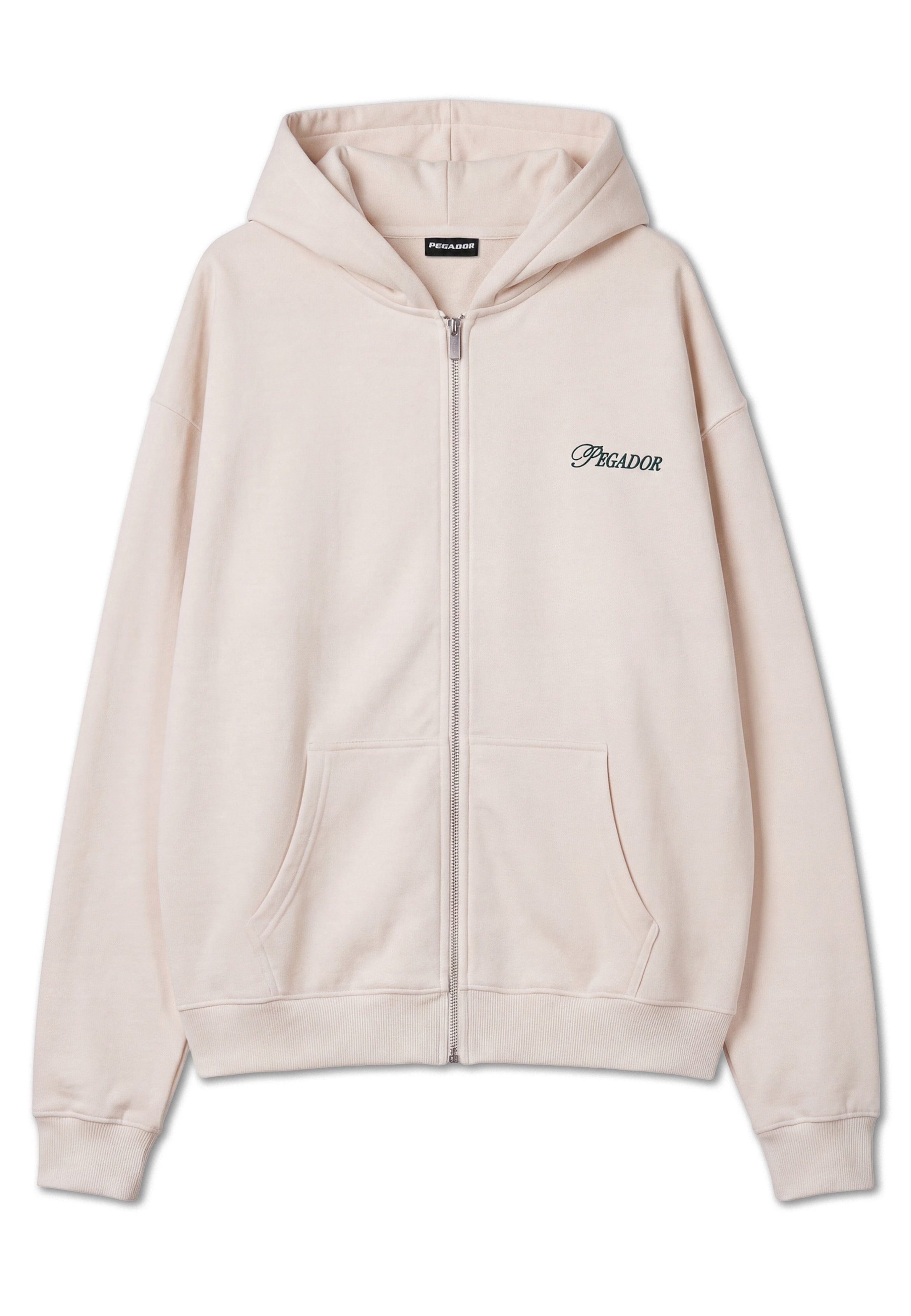 Pegador Sweatvest 'Carloforte' in Beige: voorkant