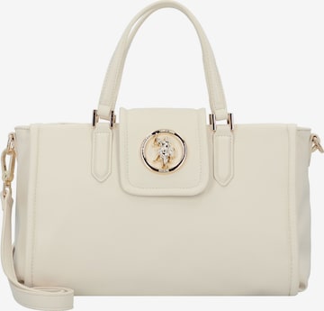 U.S. POLO ASSN. Handbag 'Jodhpur' in Beige: front