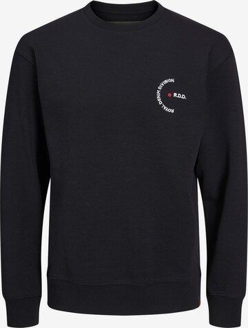 R.D.D. ROYAL DENIM DIVISION Sweatshirt 'Dean' in Schwarz: predná strana