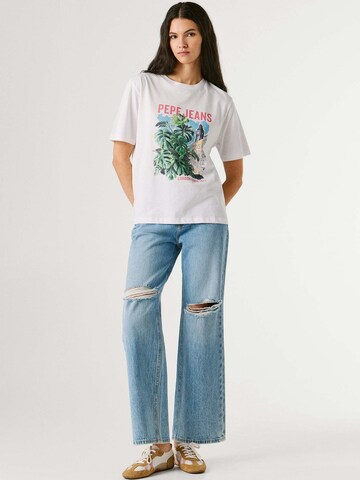 T-shirt 'Martha' Pepe Jeans en blanc