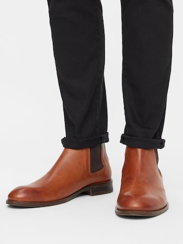 Chelsea Boots Bianco en marron