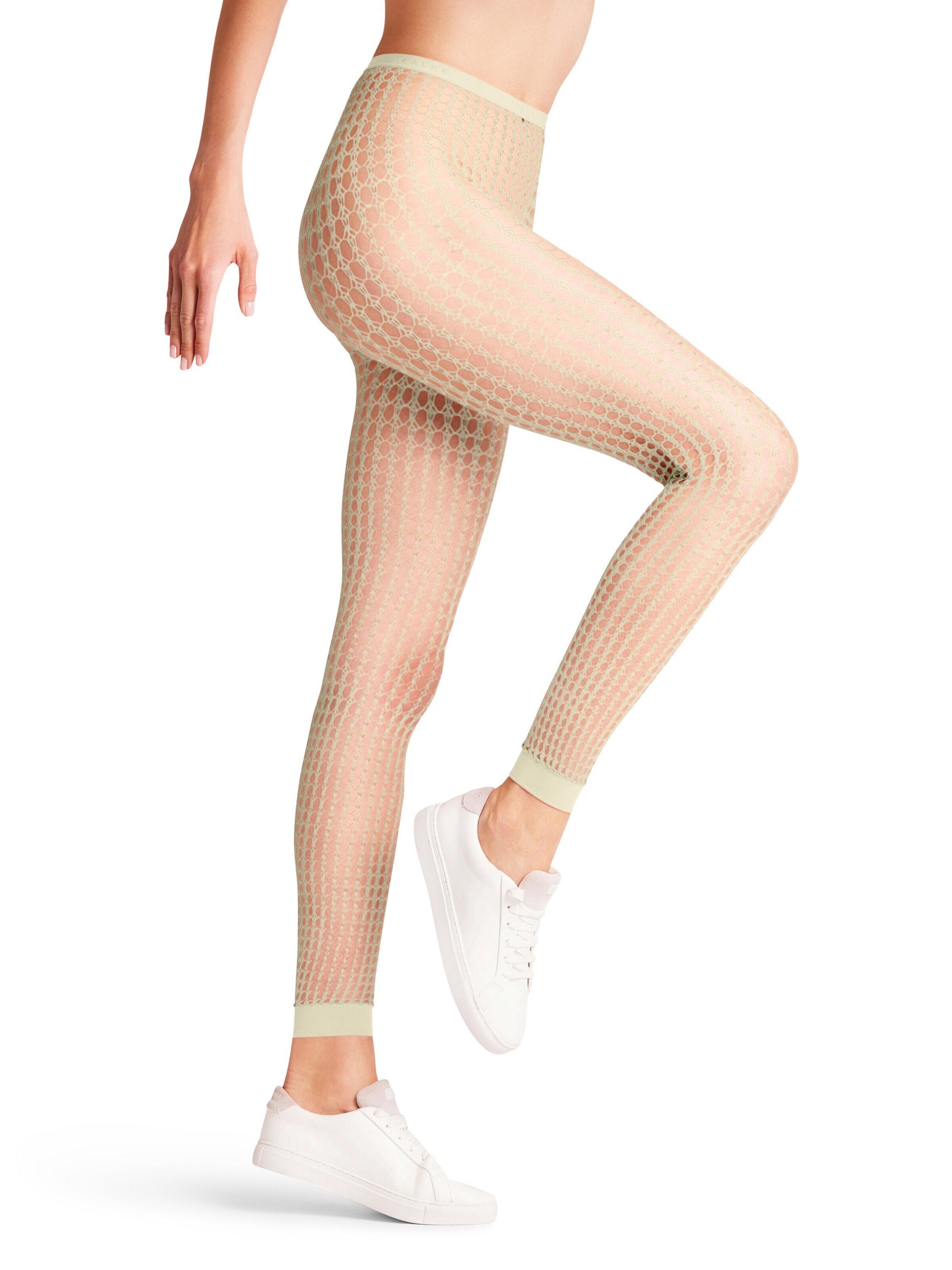 FALKE Skinny Leggings 'Wicker Game' in White