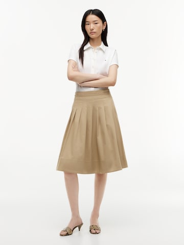 TOMMY HILFIGER Sukňa - Béžová