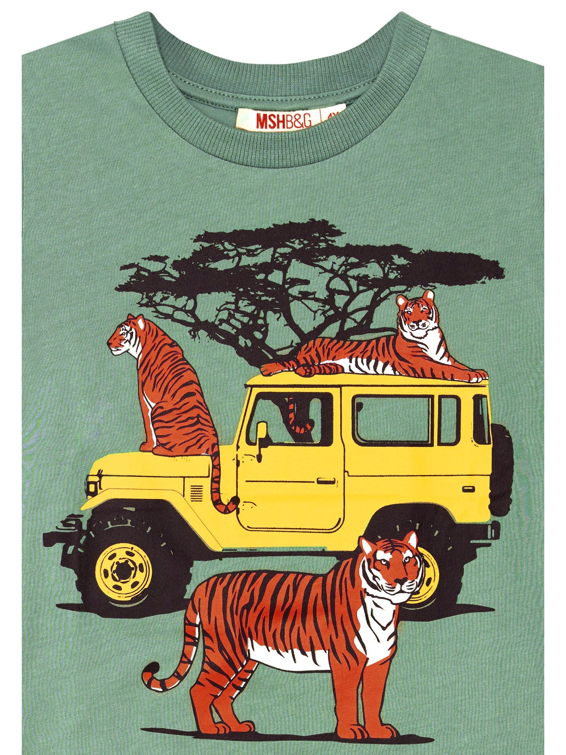 Denokids Tracksuit 'Safari Boy' in Green