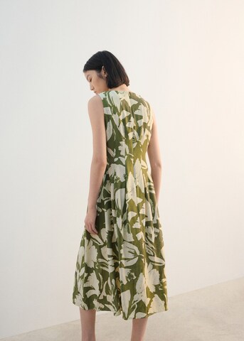 MANGO Dress 'Spin-H' in Green