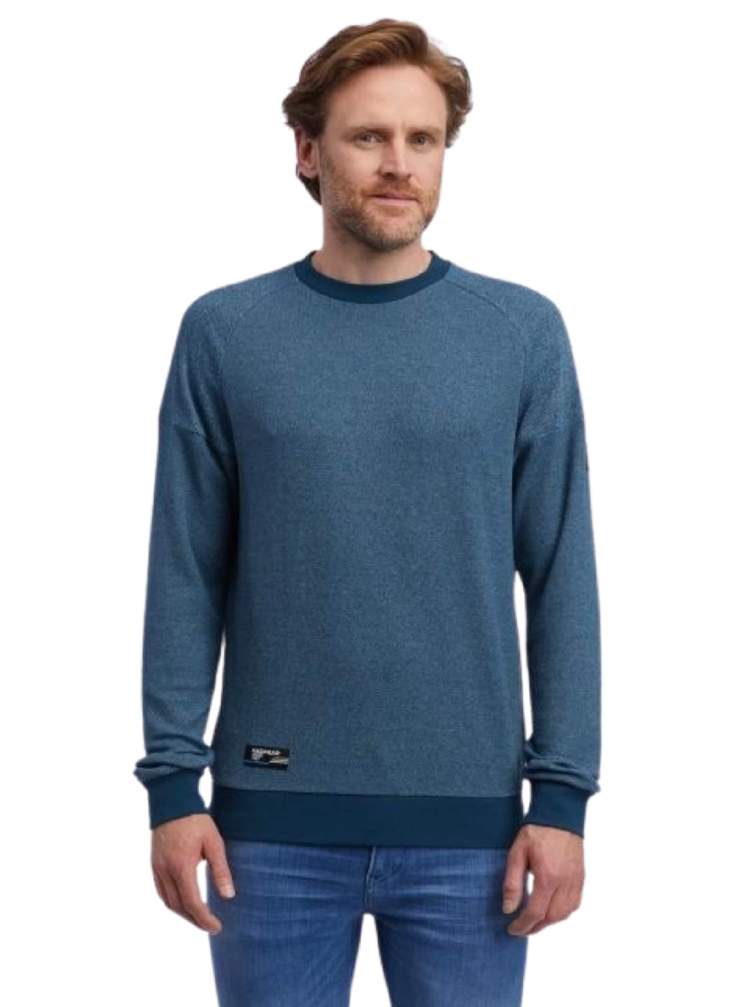 Ragwear Sweatshirt 'Doren' in Blau: Vorderseite