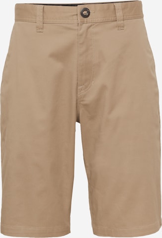 regular Pantaloni di Volcom in marrone: frontale