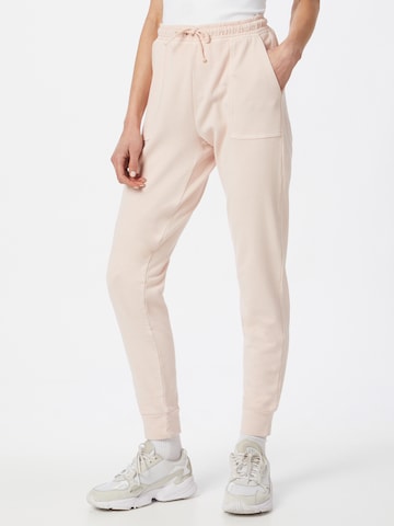 ESPRIT Tapered Broek in Beige: voorkant