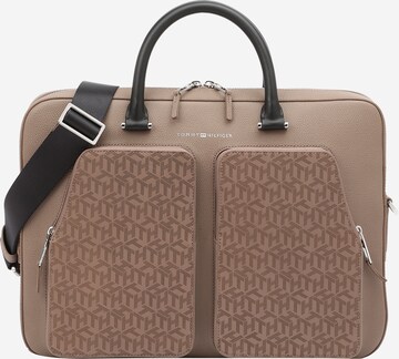 TOMMY HILFIGER Laptoptasche in Grau