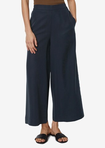 Marc O'Polo Wide leg Pants in Blue: front