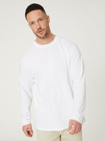 DAN FOX APPAREL Shirt 'Chris' in Weiß: predná strana