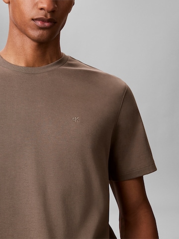 T-Shirt 'Supima' Calvin Klein en marron