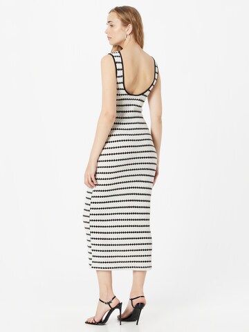 TOPSHOP - Vestido de malha em branco