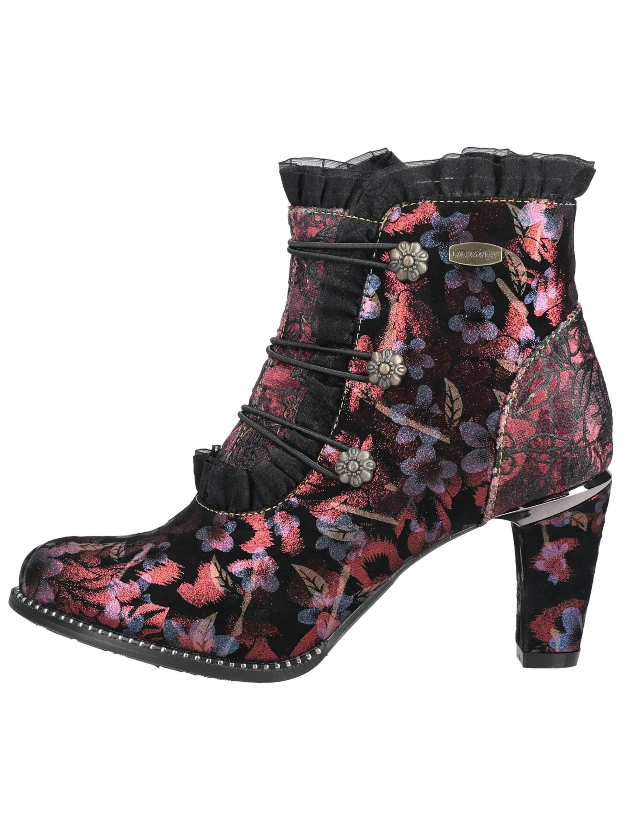 Bottines Laura Vita en rouge
