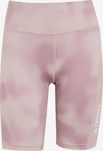 Pantalon outdoor 'Multi' ADIDAS TERREX en violet : devant