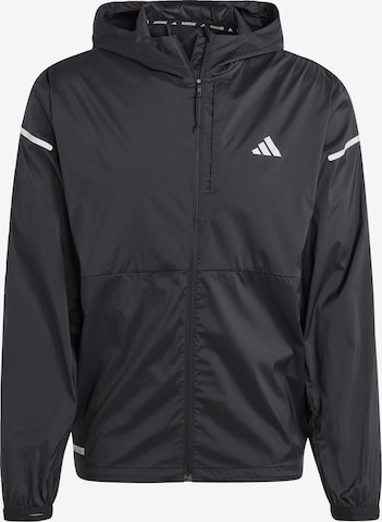 ADIDAS PERFORMANCE Sportjacke 'Ultimate' in Schwarz: predná strana