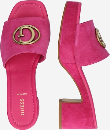 GUESS Pantolette 'CINZIA' in Pink