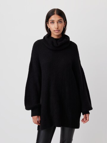 LeGer by Lena Gercke Pullover 'Juna' in Schwarz: predná strana